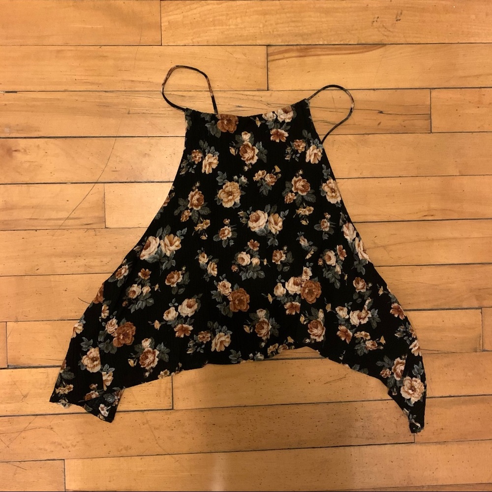 Dark Floral Top